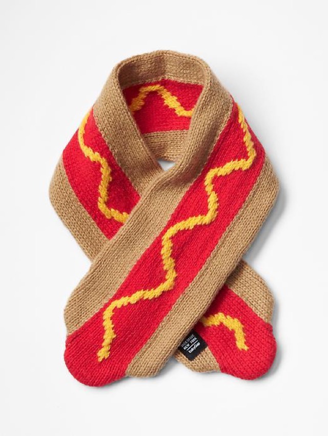 hot dog scarf