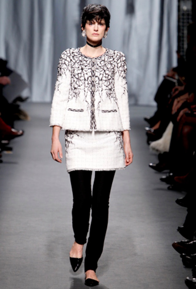 chanel spring summer 2011 black white jacket - saved by Chic n Cheap ...