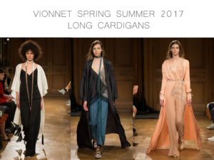 Vionnet Spring Summer 2016 long cardigans by little luxury list